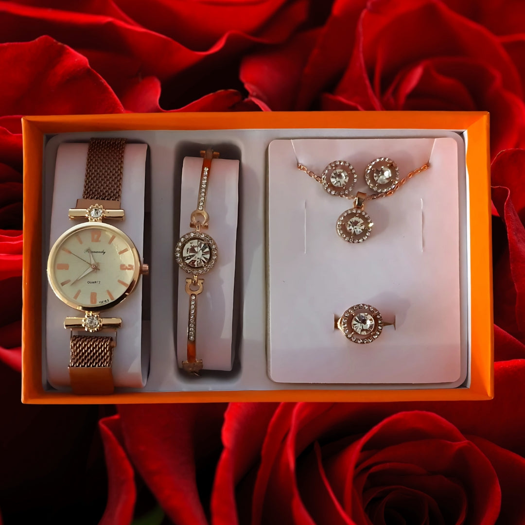 Kit Joyas De Mujer 5 Pcs