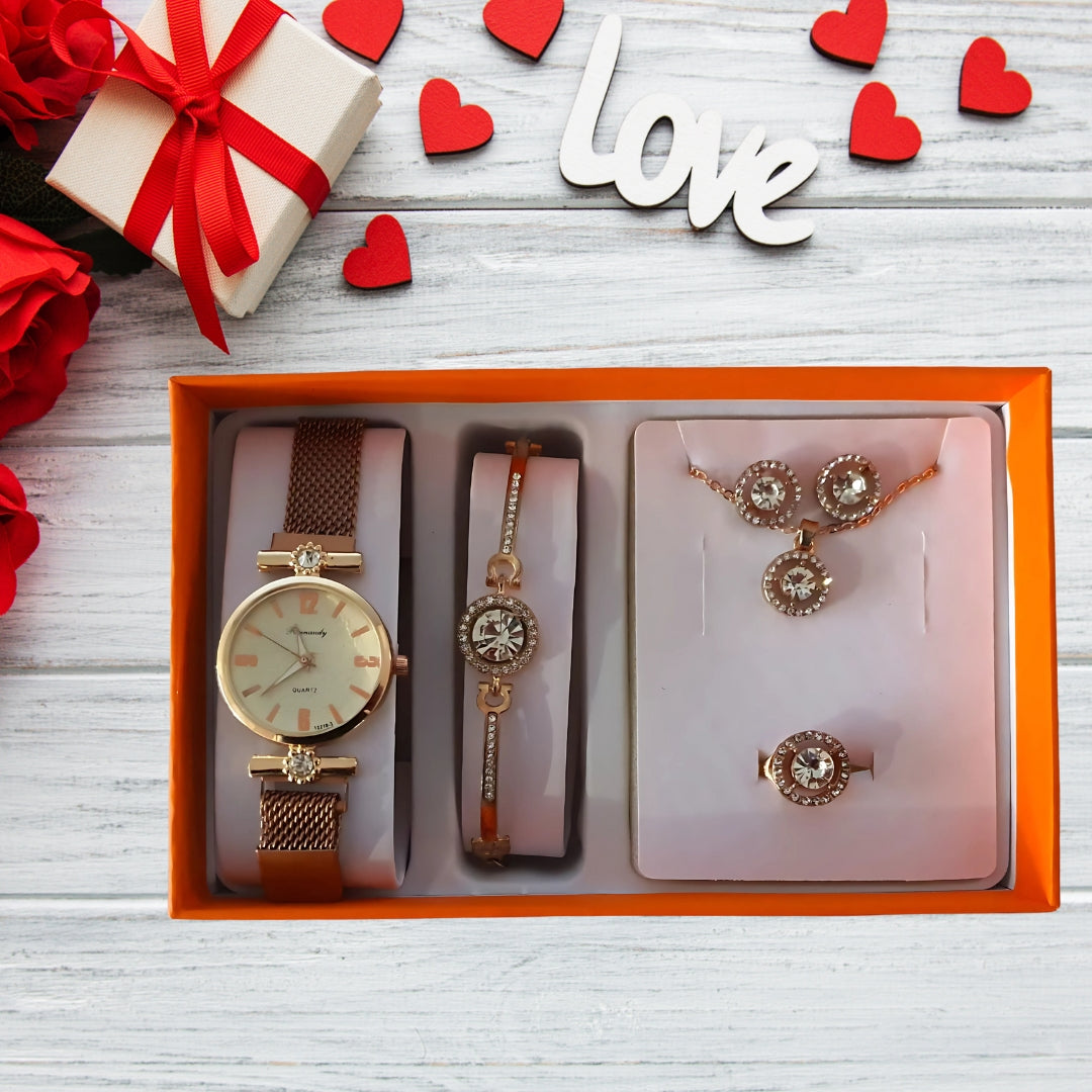 Kit Joyas De Mujer 5 Pcs