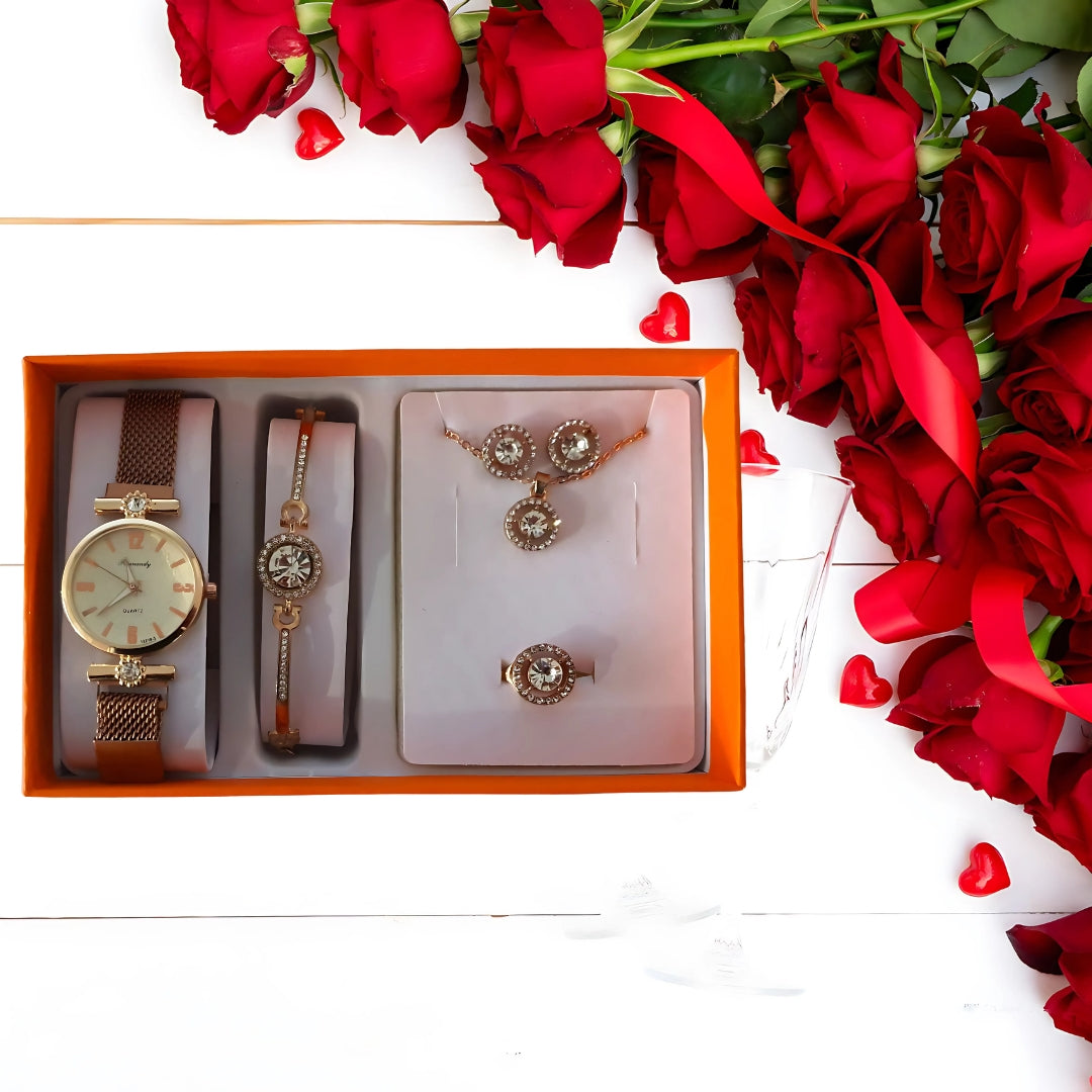 Kit Joyas De Mujer 5 Pcs