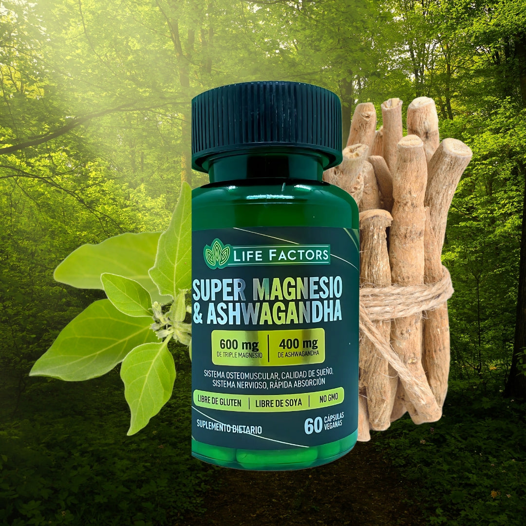Super Magnesio & Ashwagandha™: Calma tu mente y fortalece tus músculos