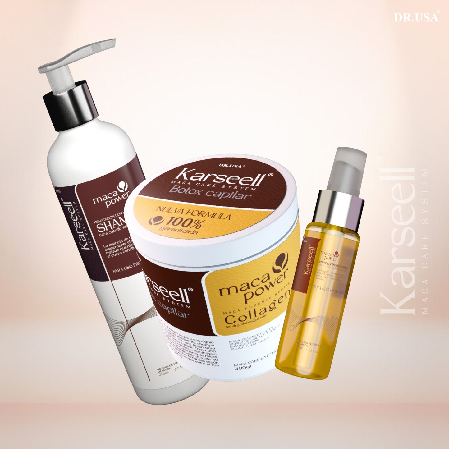 Combo Karseell Botox + Shampoo + Argan