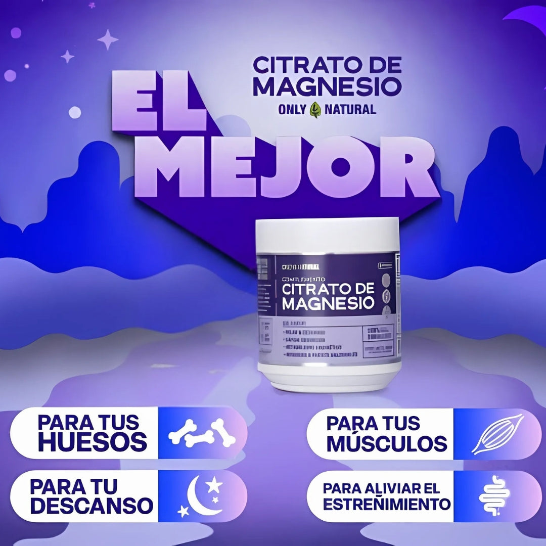 Citrato De Magnesio Polvo 200g