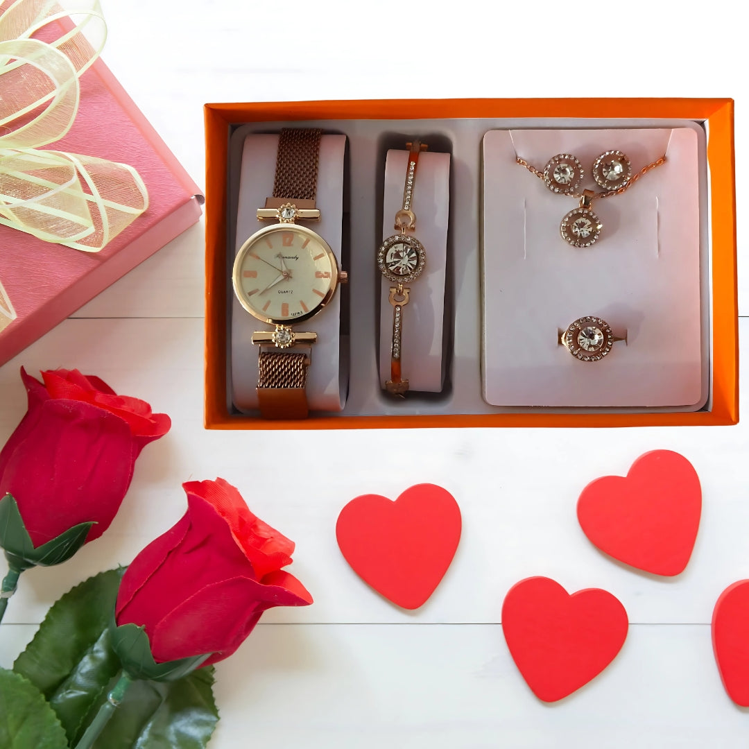 Kit Joyas De Mujer 5 Pcs