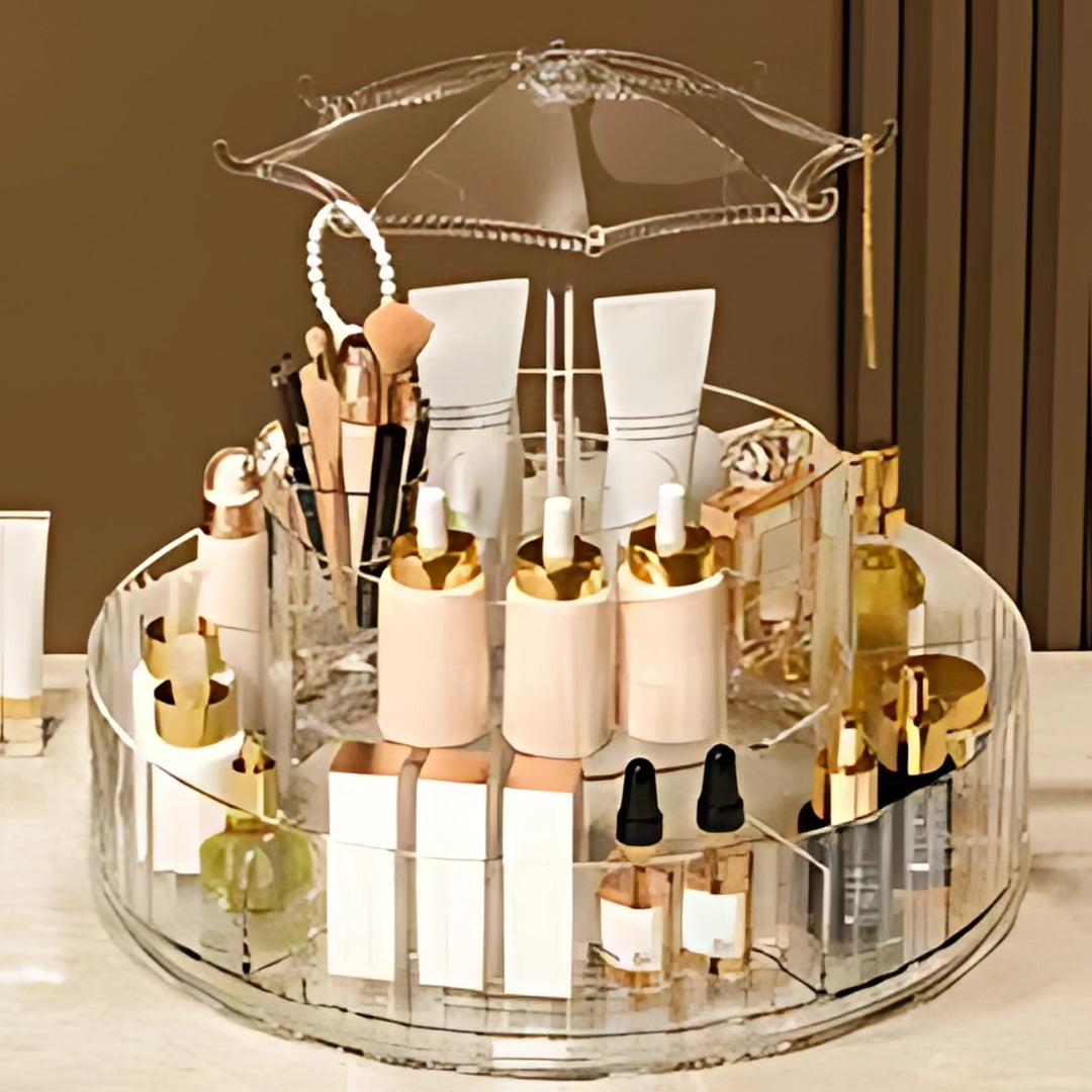 Organizador Giratorio de Maquillaje 2 Niveles™