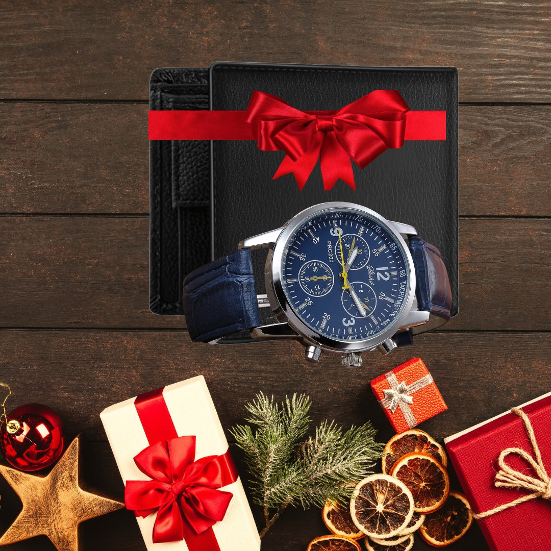 Reloj Geneva Billetera negro