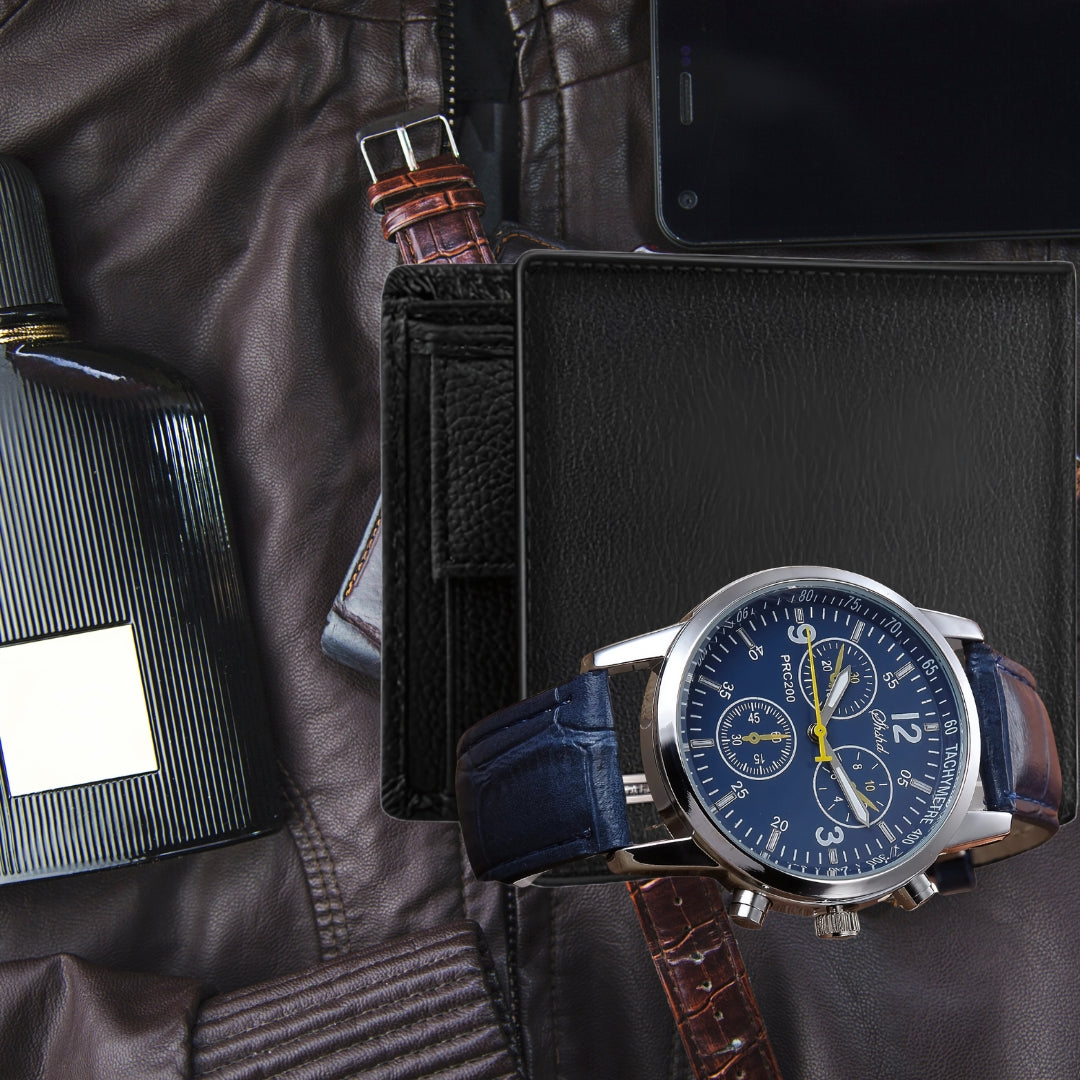 Reloj Geneva Billetera negro