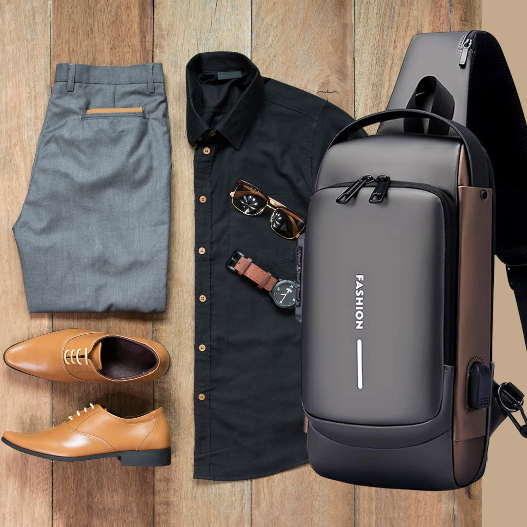 Mochila Antirrobo Impermeable con carga USB ™