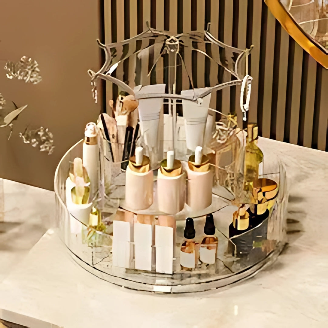 Organizador Giratorio de Maquillaje 2 Niveles™