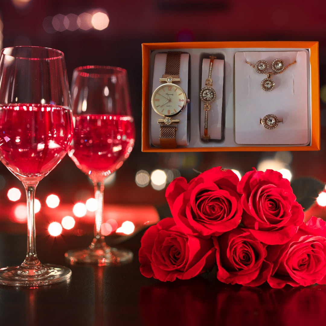 Kit Joyas De Mujer 5 Pcs