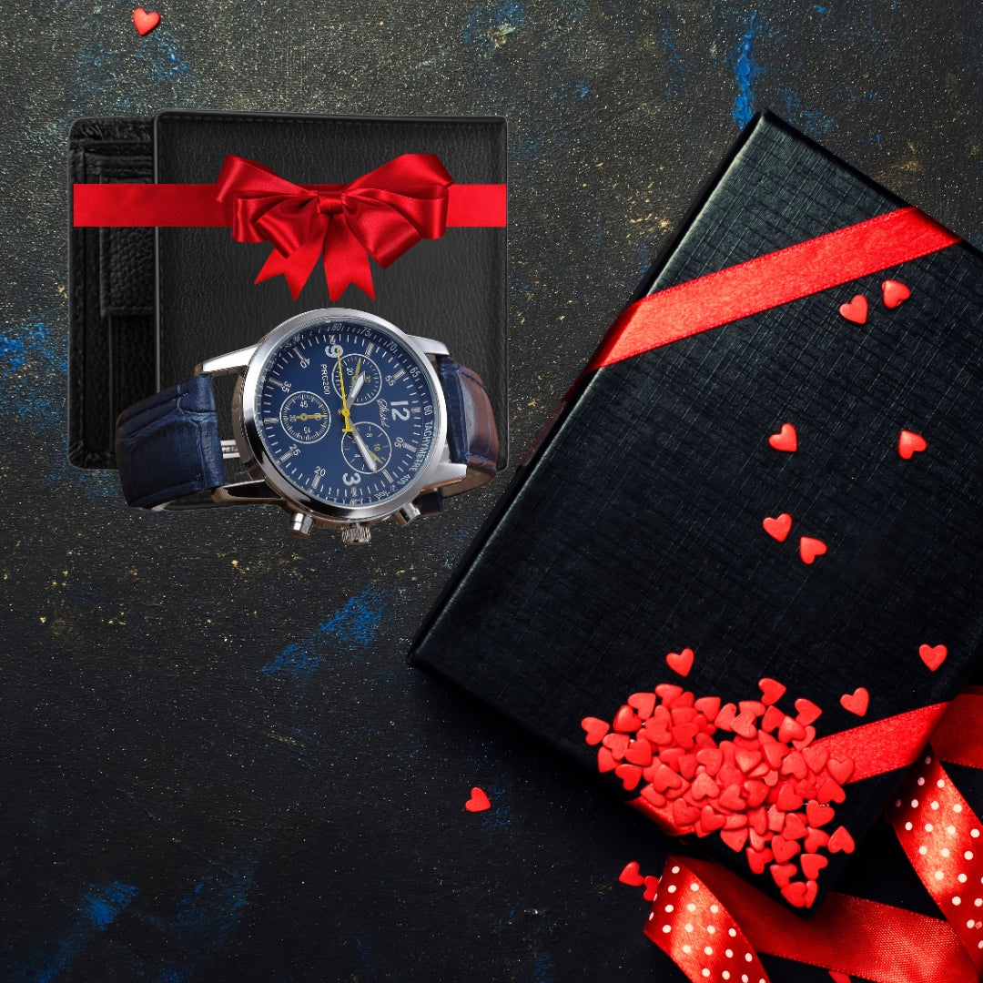 Reloj Geneva Billetera negro