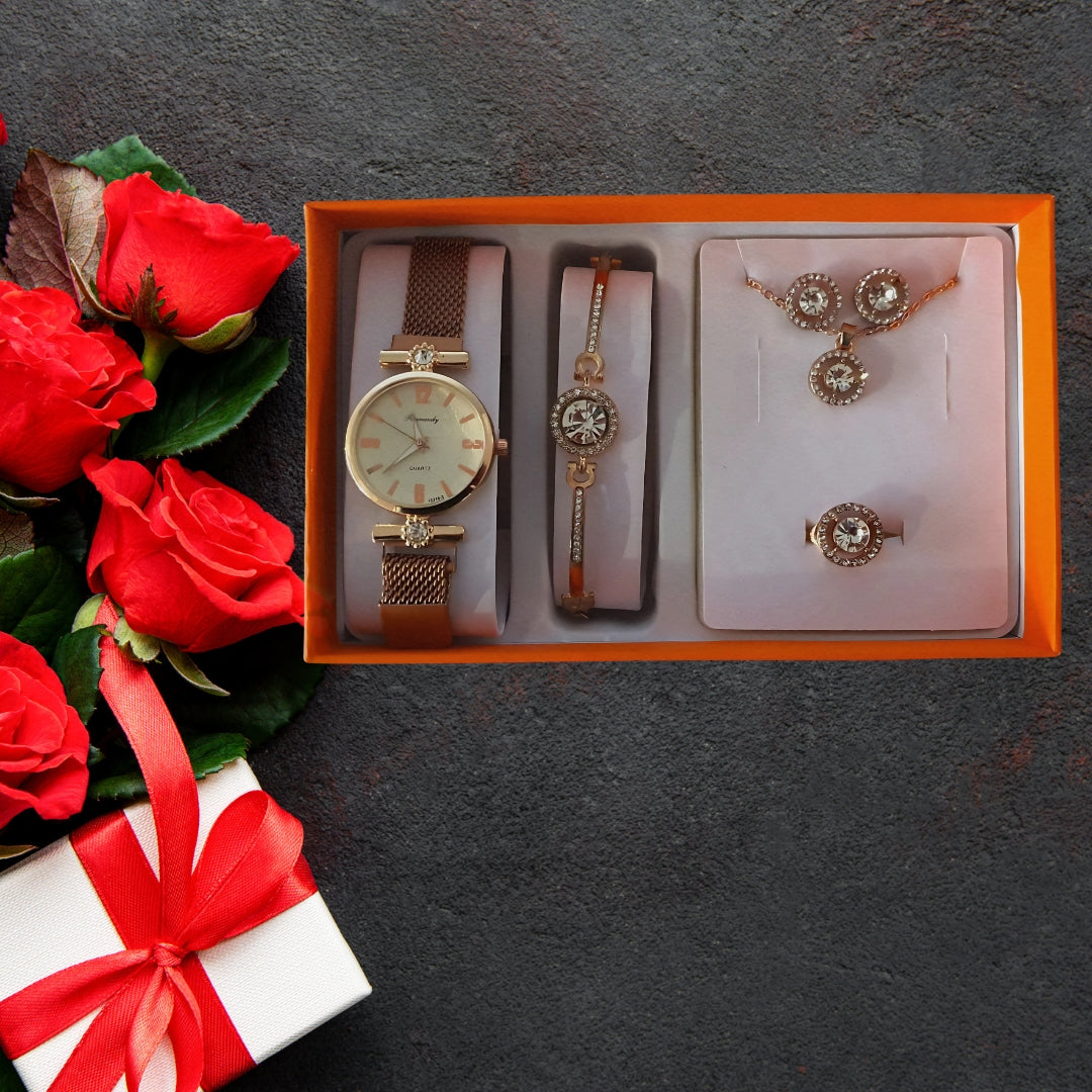 Kit Joyas De Mujer 5 Pcs