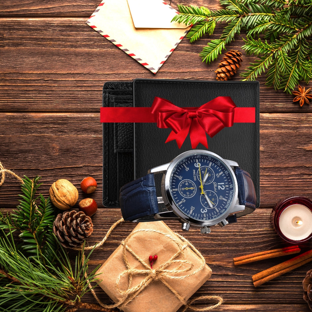 Reloj Geneva Billetera negro