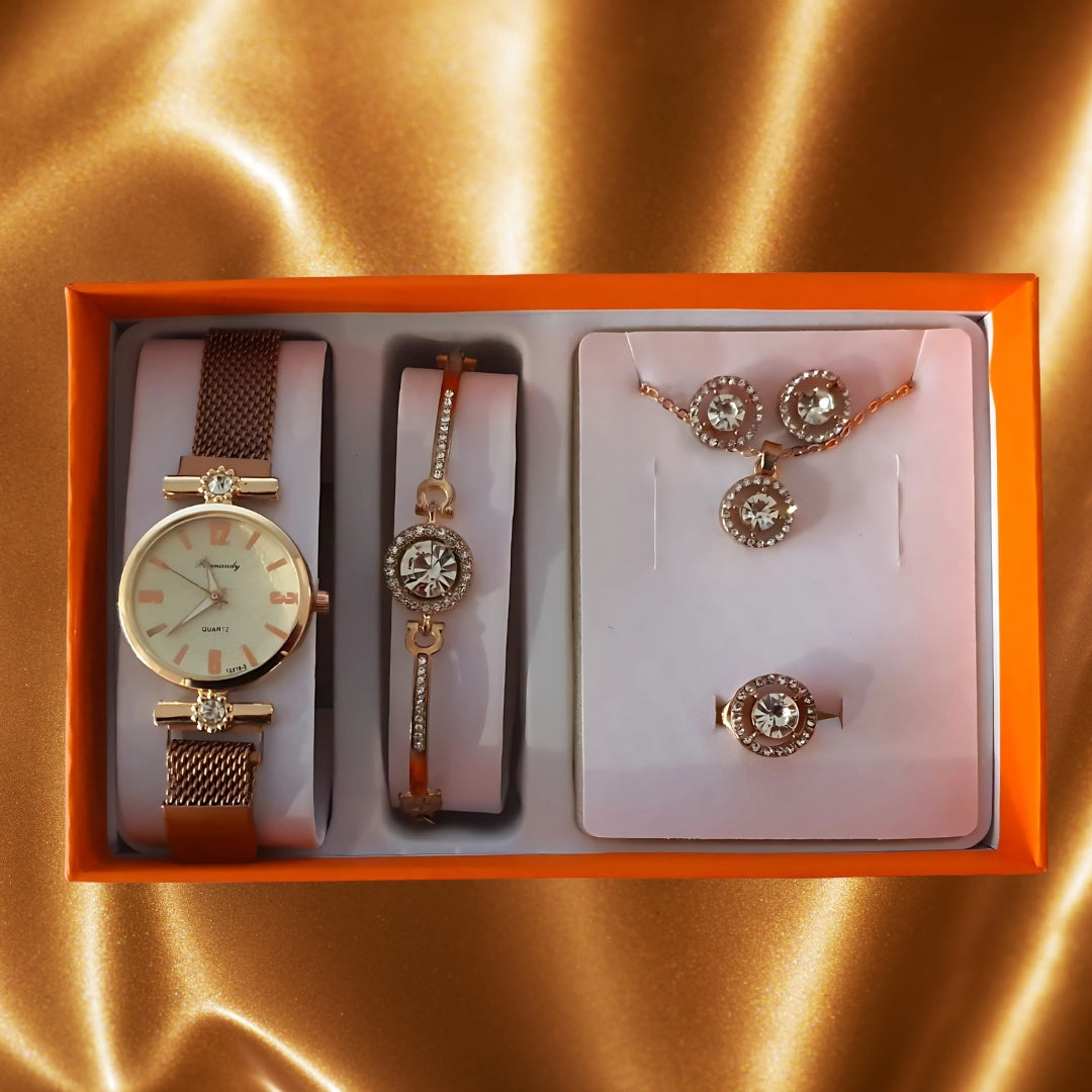 Kit Joyas De Mujer 5 Pcs
