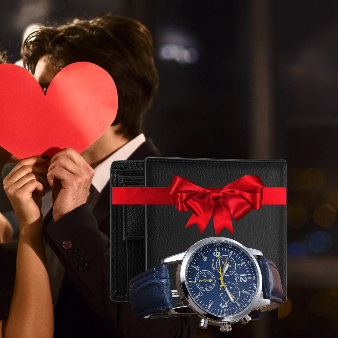 Reloj Geneva Billetera negro