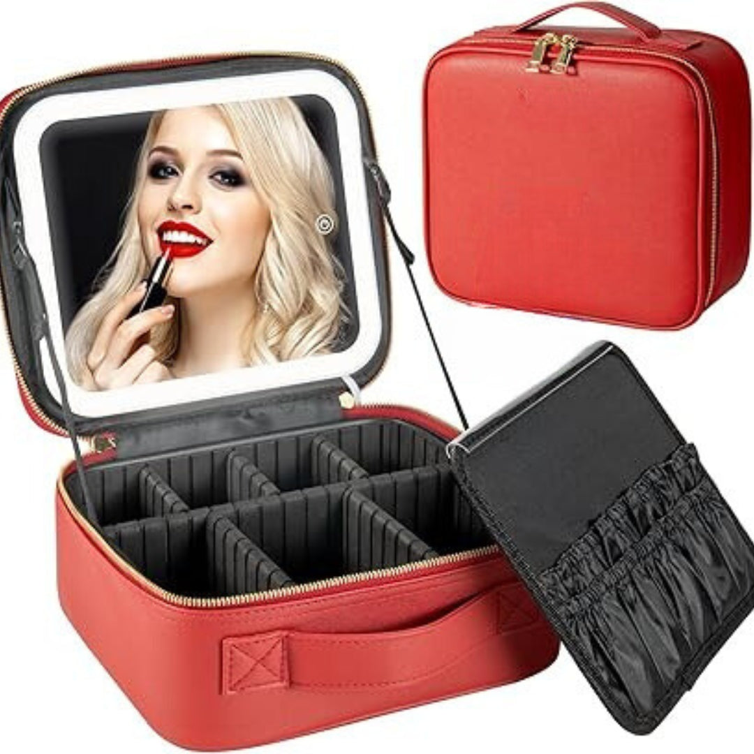 Cosmetiquera con Espejo LED™