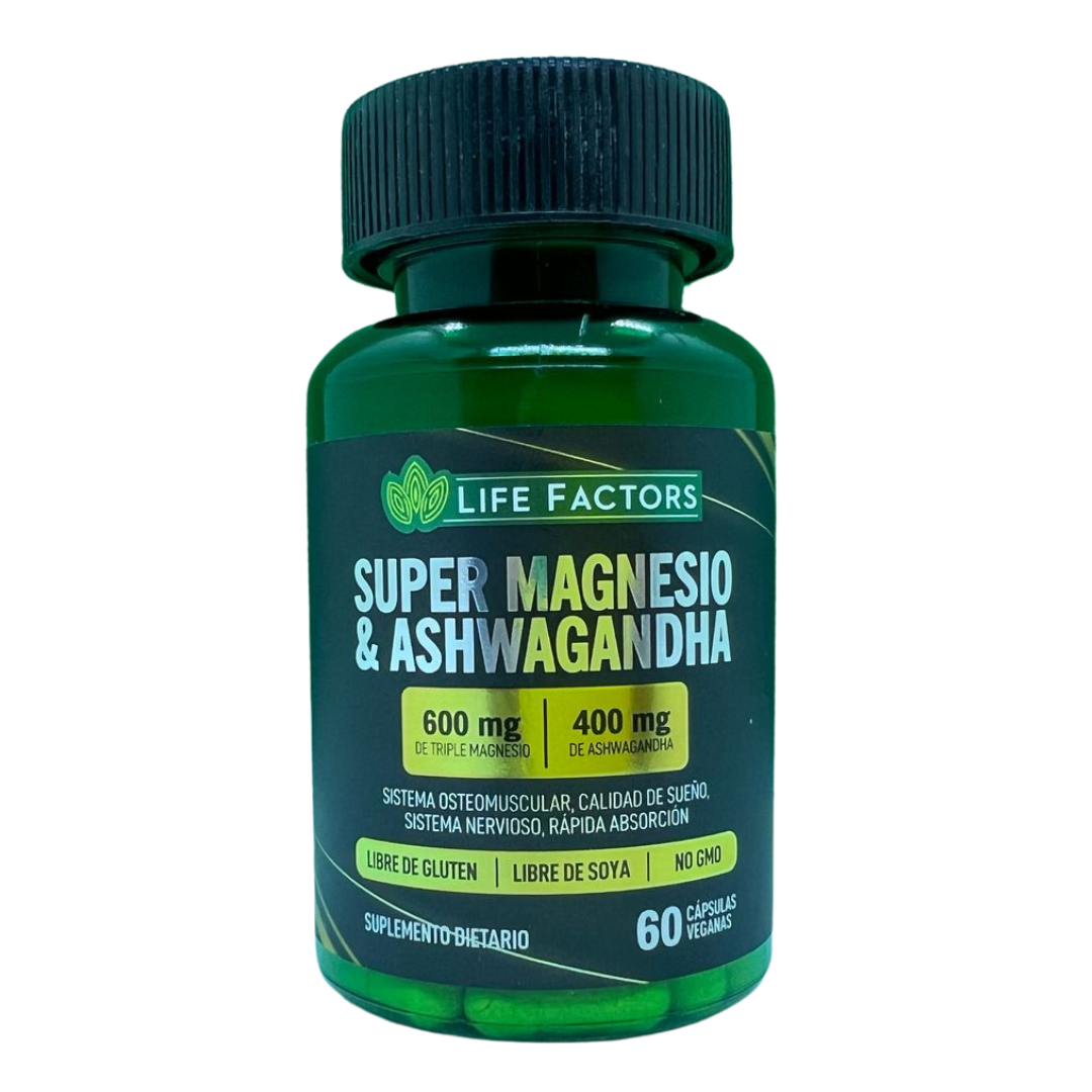 Super Magnesio & Ashwagandha™: Calma tu mente y fortalece tus músculos