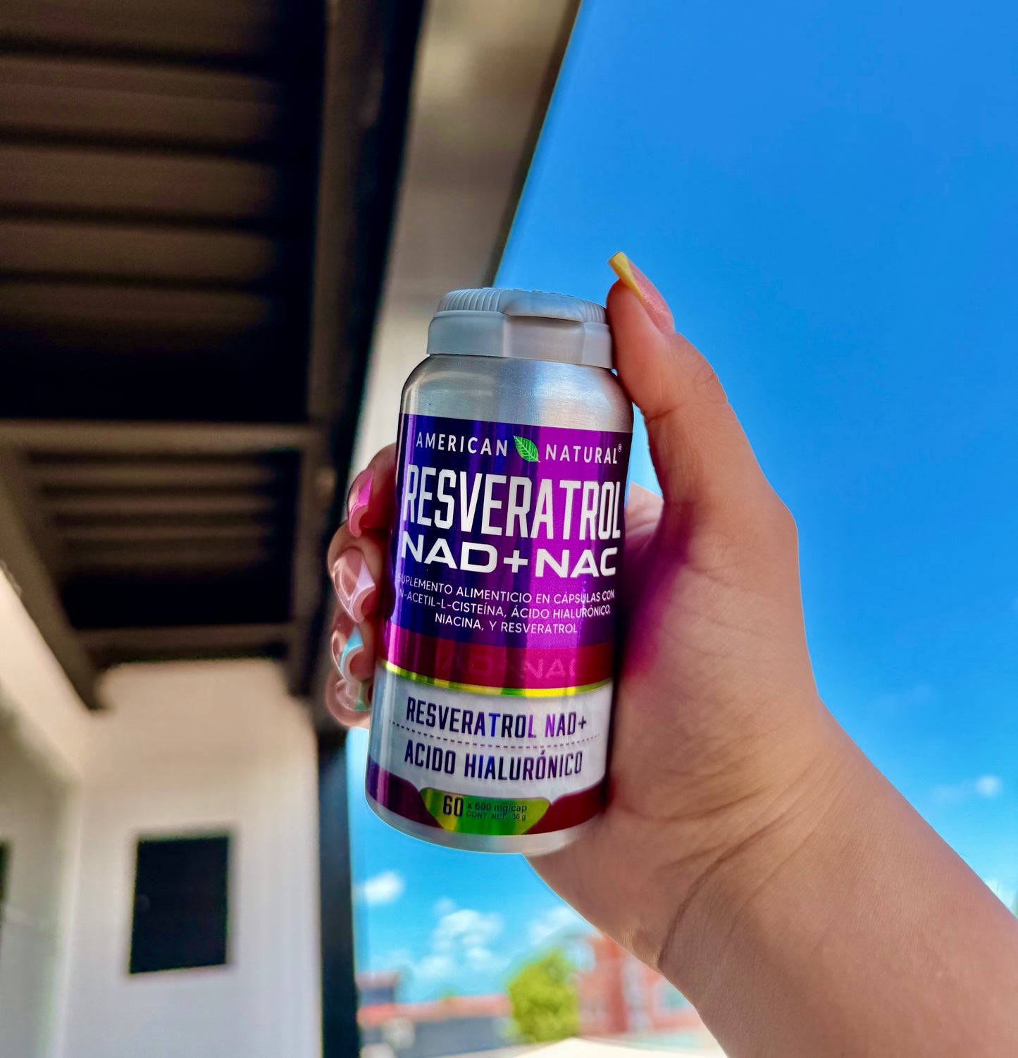 Resveratrol NAD+NAC™: Vitalidad y Bienestar en cápsulas