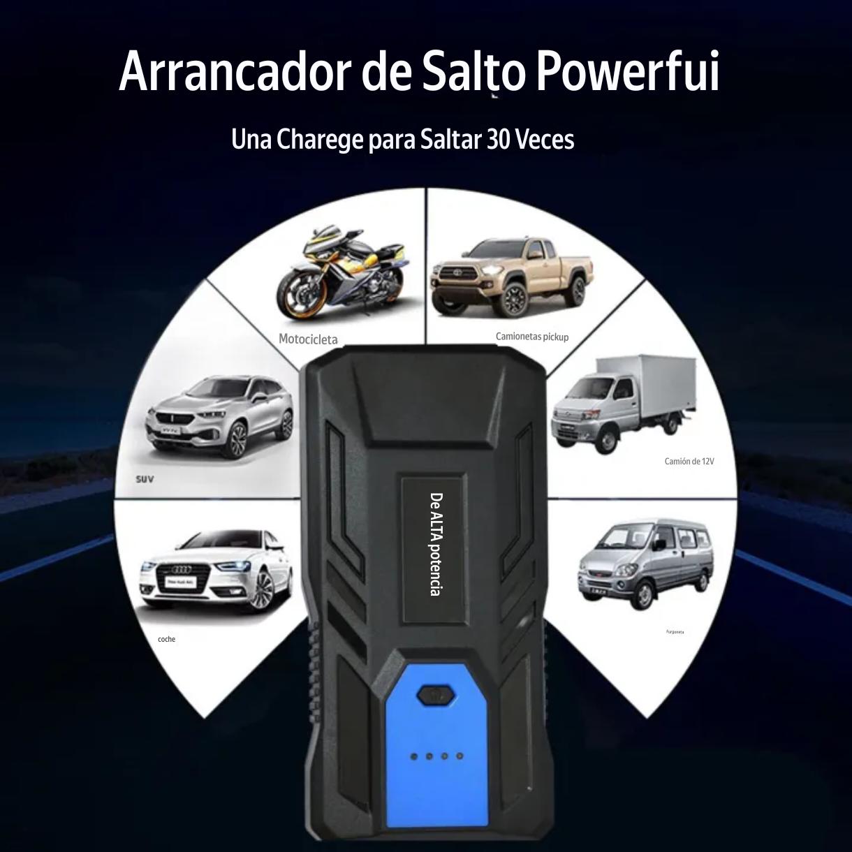 ARRANCADOR PORTÁTIL DE BATERÍA DE AUTO Y CARGADOR DE DISPOSITIVOS™