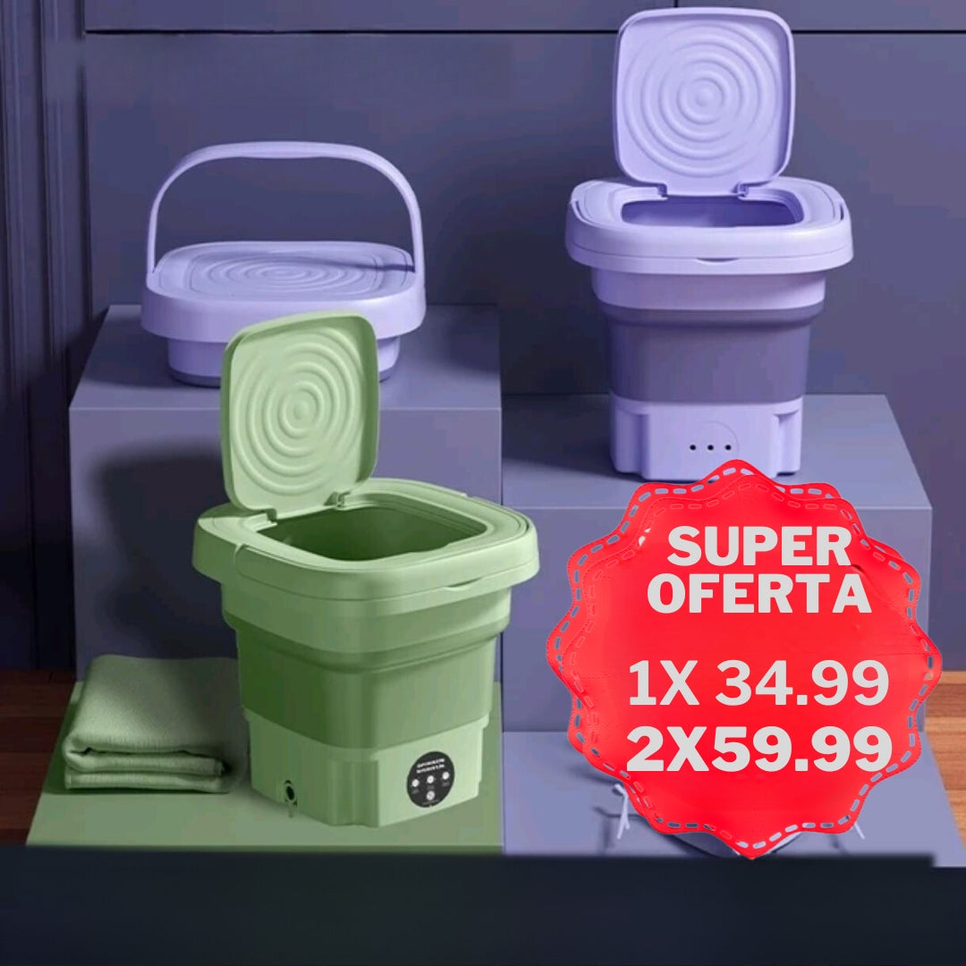 Mini Lavadora-Secadora Plegable 8Litros™