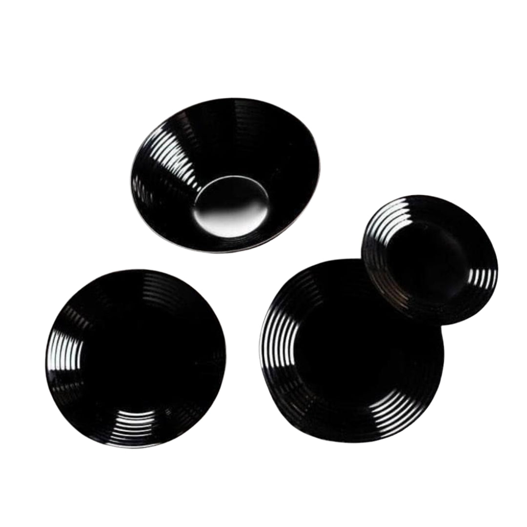 Vajilla Negra 18 Piezas™