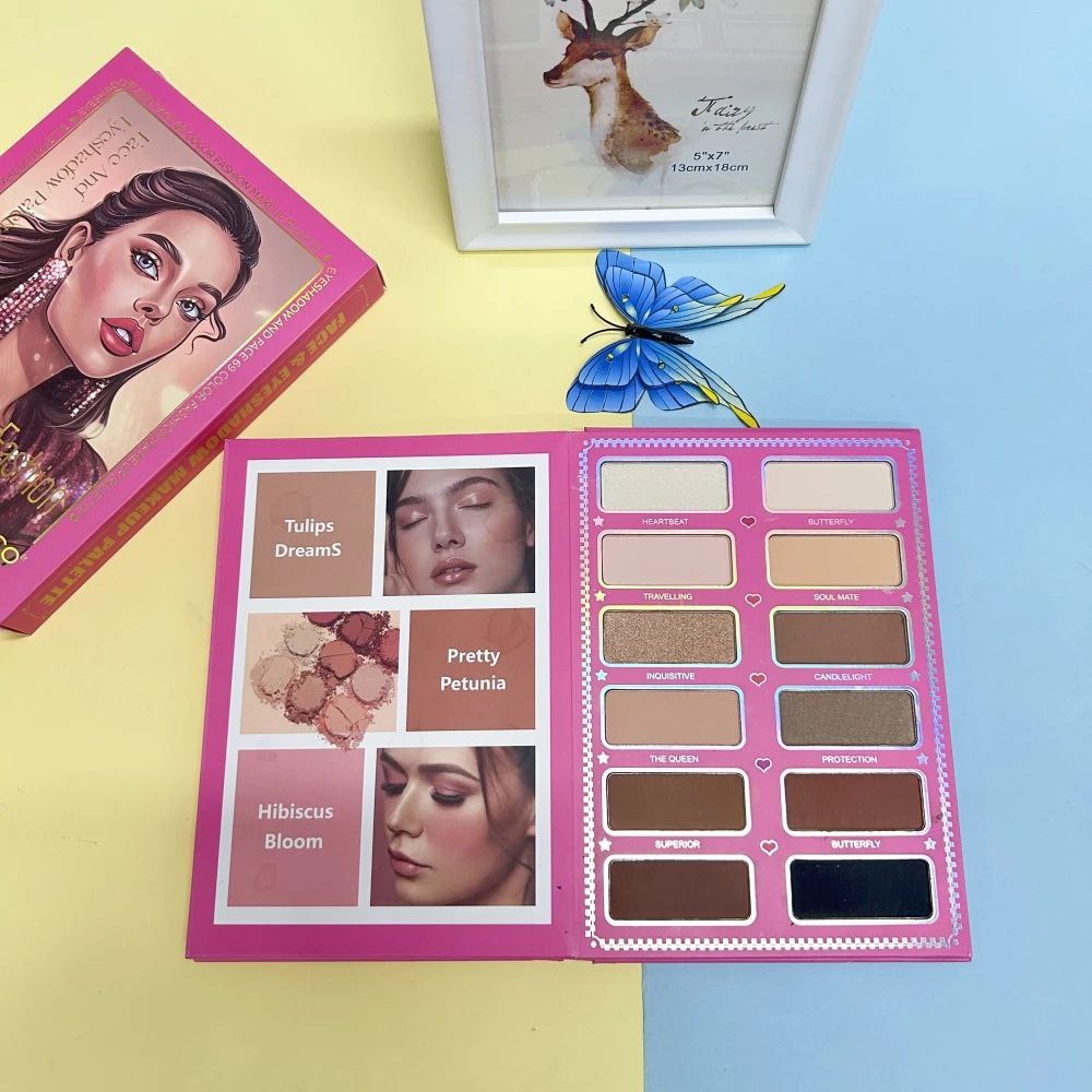 Paleta de Maquillaje Tipo Libro