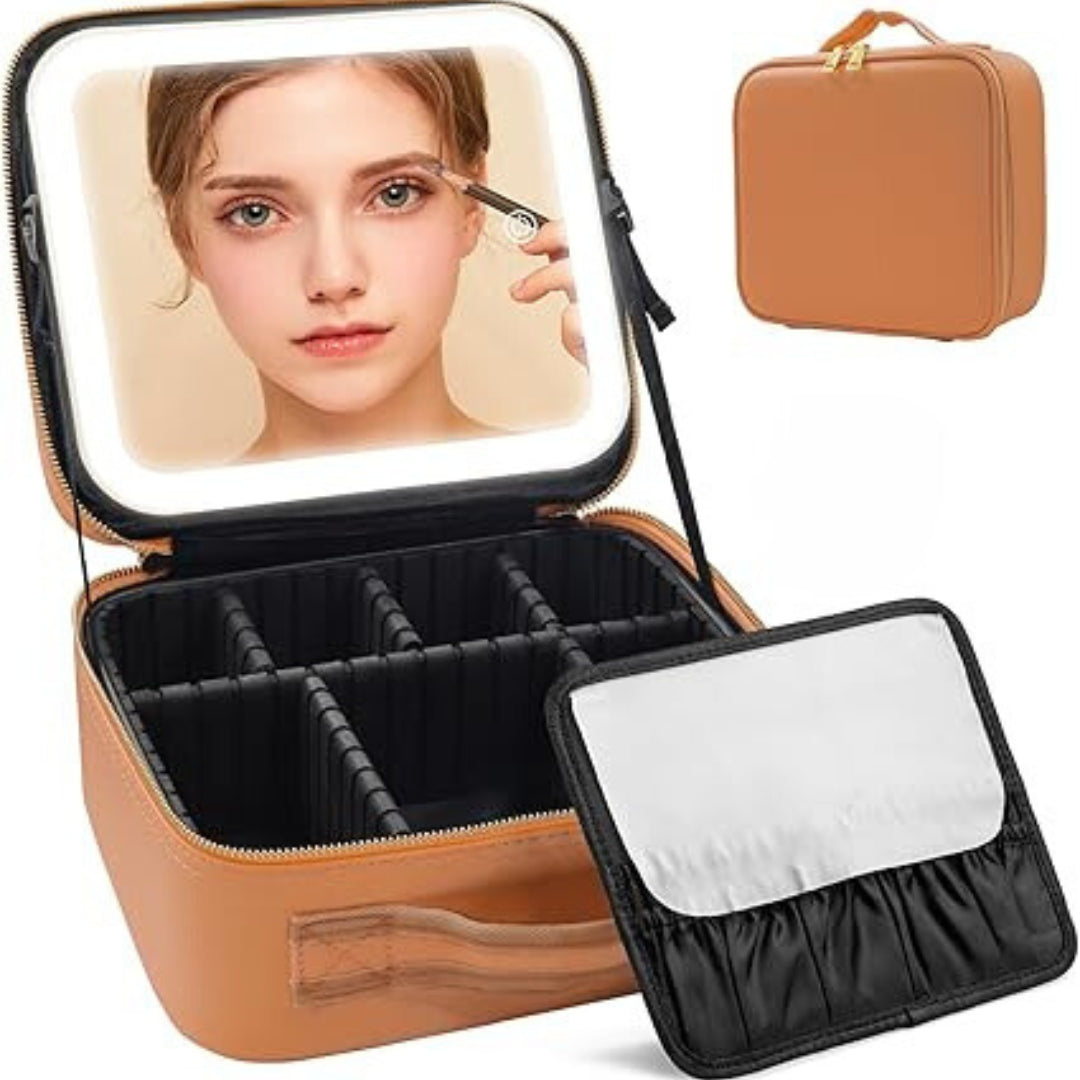 Cosmetiquera con Espejo LED™
