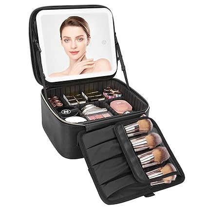 Cosmetiquera con Espejo LED™