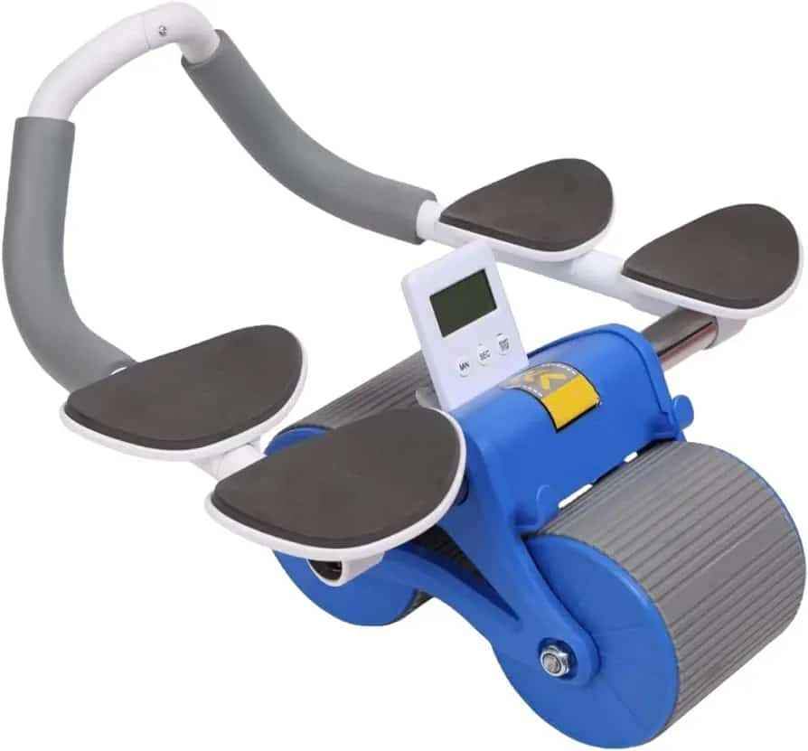 Rodillo de Entrenamiento Abdominal de 4 Apoya Brazos con Rebote Automático™
