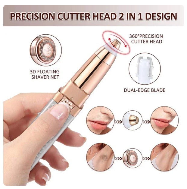Depilador Facial Eléctrico 2 en 1 ™