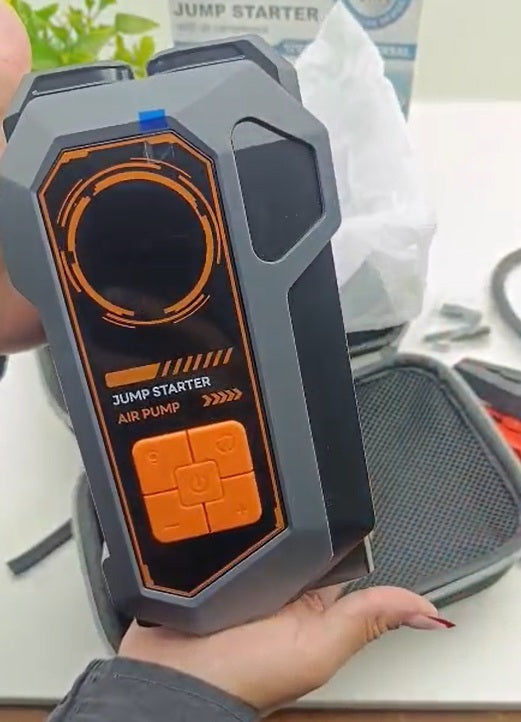 Jump Starter 4 en 1 - Arrancador de batería e Inflador (Modelo Q18B)