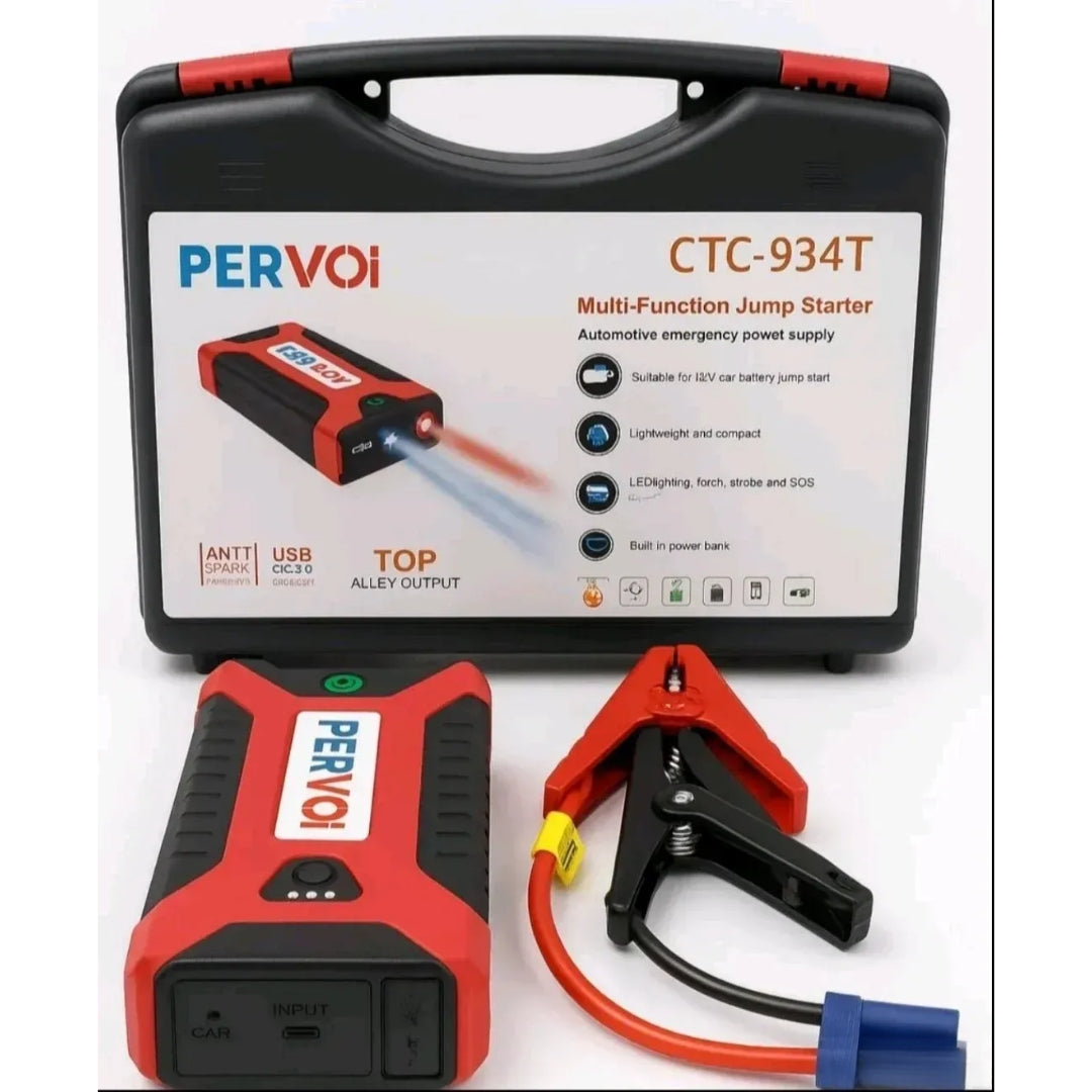 PerVoi™. Arrancador para autos y powerbank