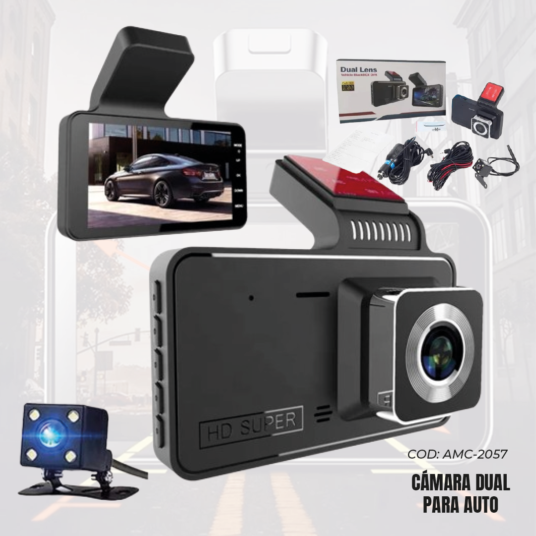 CAMARA DUAL PARA AUTO