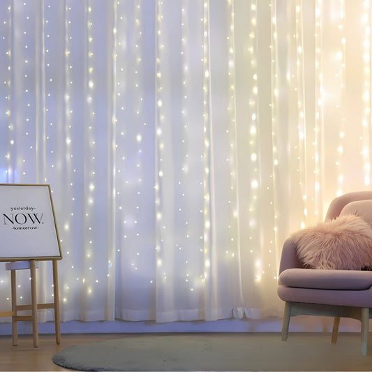 Paquete de 200 Luces navideñas con panel solar ™