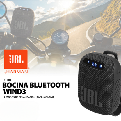 JBL Wind 3 FM™: Parlante Bluetooth para bicicletas y motos