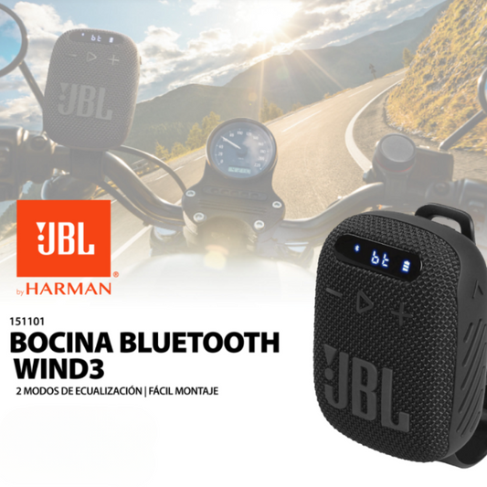 JBL Wind 3 FM™: Parlante Bluetooth para bicicletas y motos