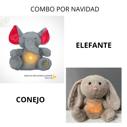 Combo - Peluche Elefante Y Conejo ™