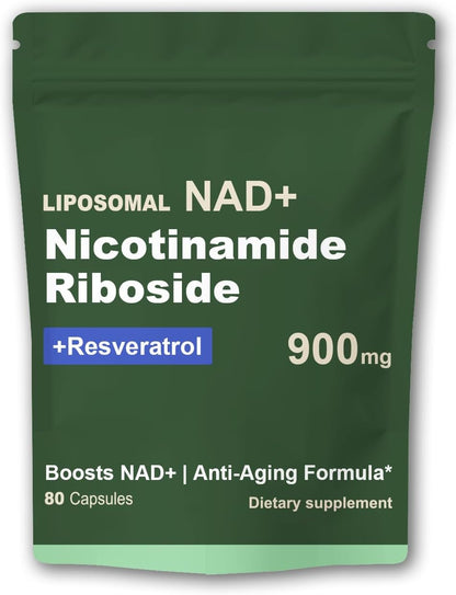 NAD +Resveratrol 900mg- Fómula anti edad™
