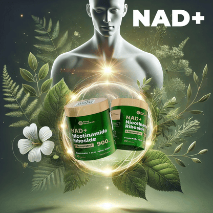 NAD+Nicotinamide Riboside+Resveratrol™ 900 mg, 80 cápsulas: "Energía renovada, vida activa."