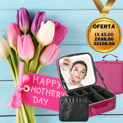 Cosmetiquera con Espejo LED™