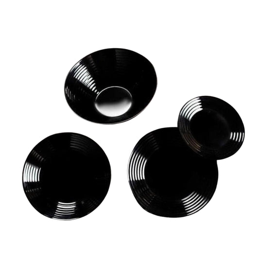 Vajilla Negra 18 Piezas™