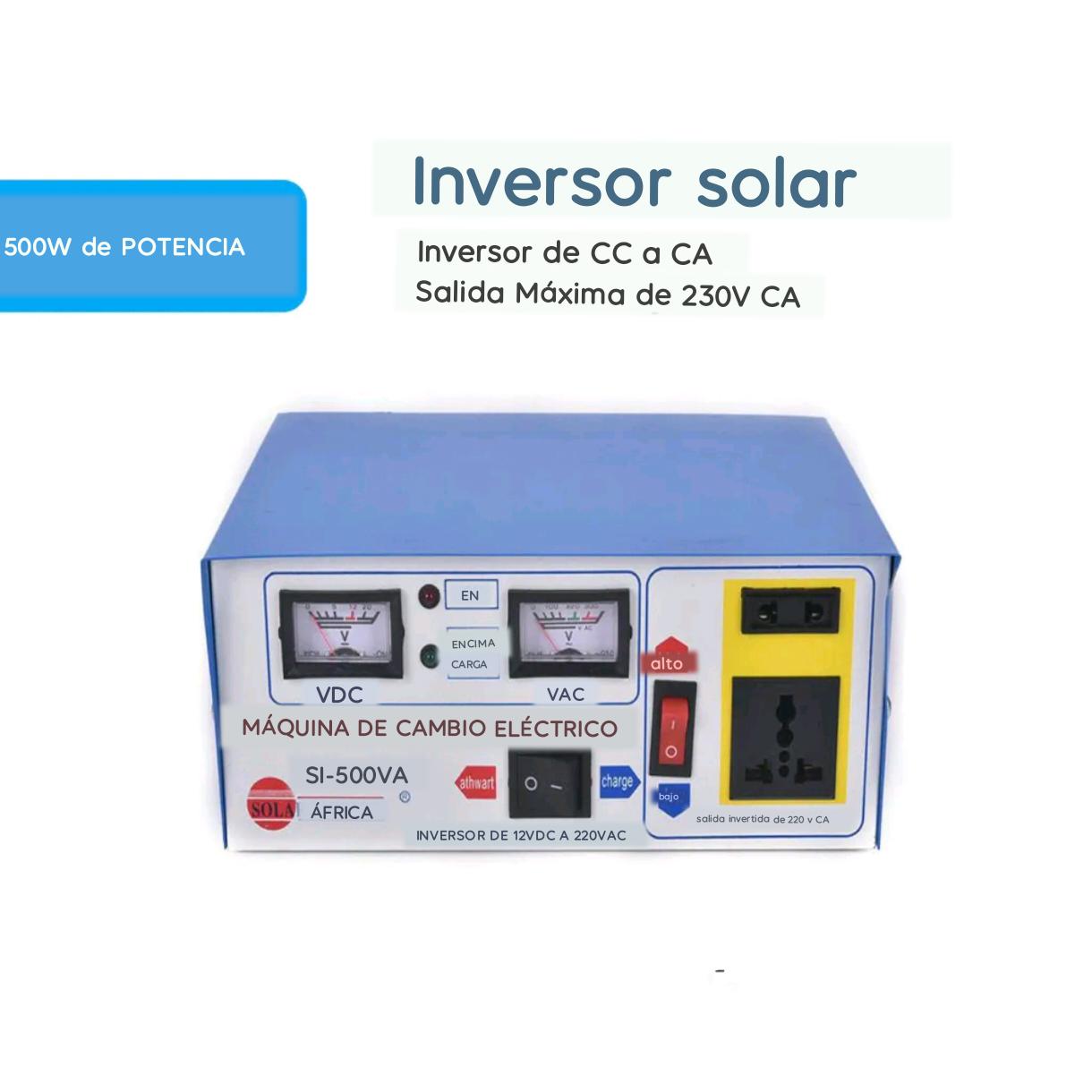 Cargador de Baterias e Inversor 500w