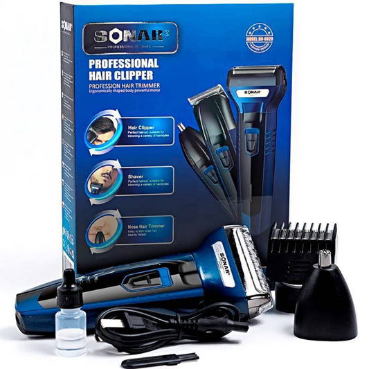 Afeitadora Sonar 3 En 1 Recargable™