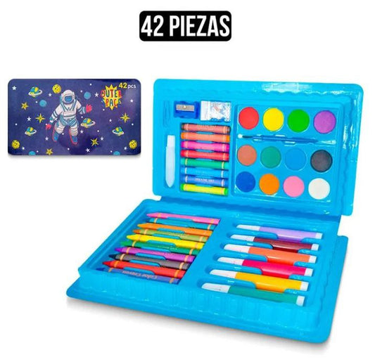 SET DE ARTE DE NIÑO 42 PCS