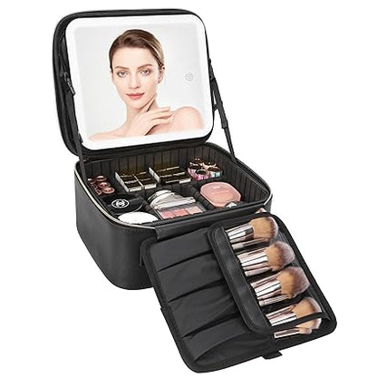 Cosmetiquera con Espejo LED™