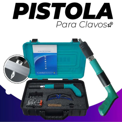 Pistola remachadora de clavos