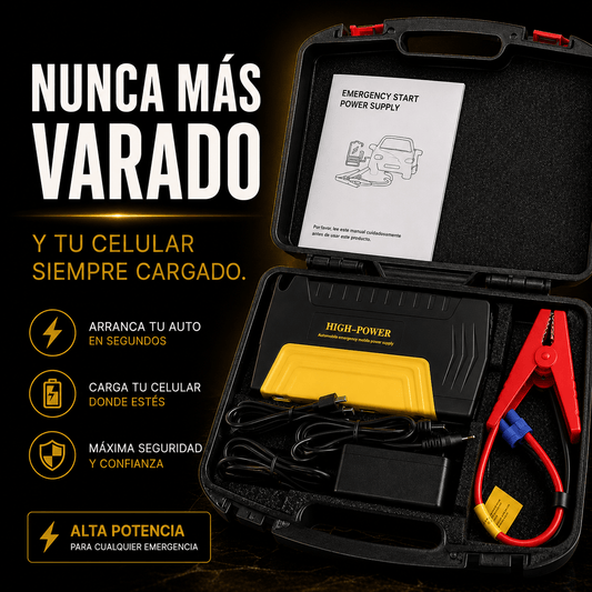 HIGH POWER™.  Arrancador y Powerbank