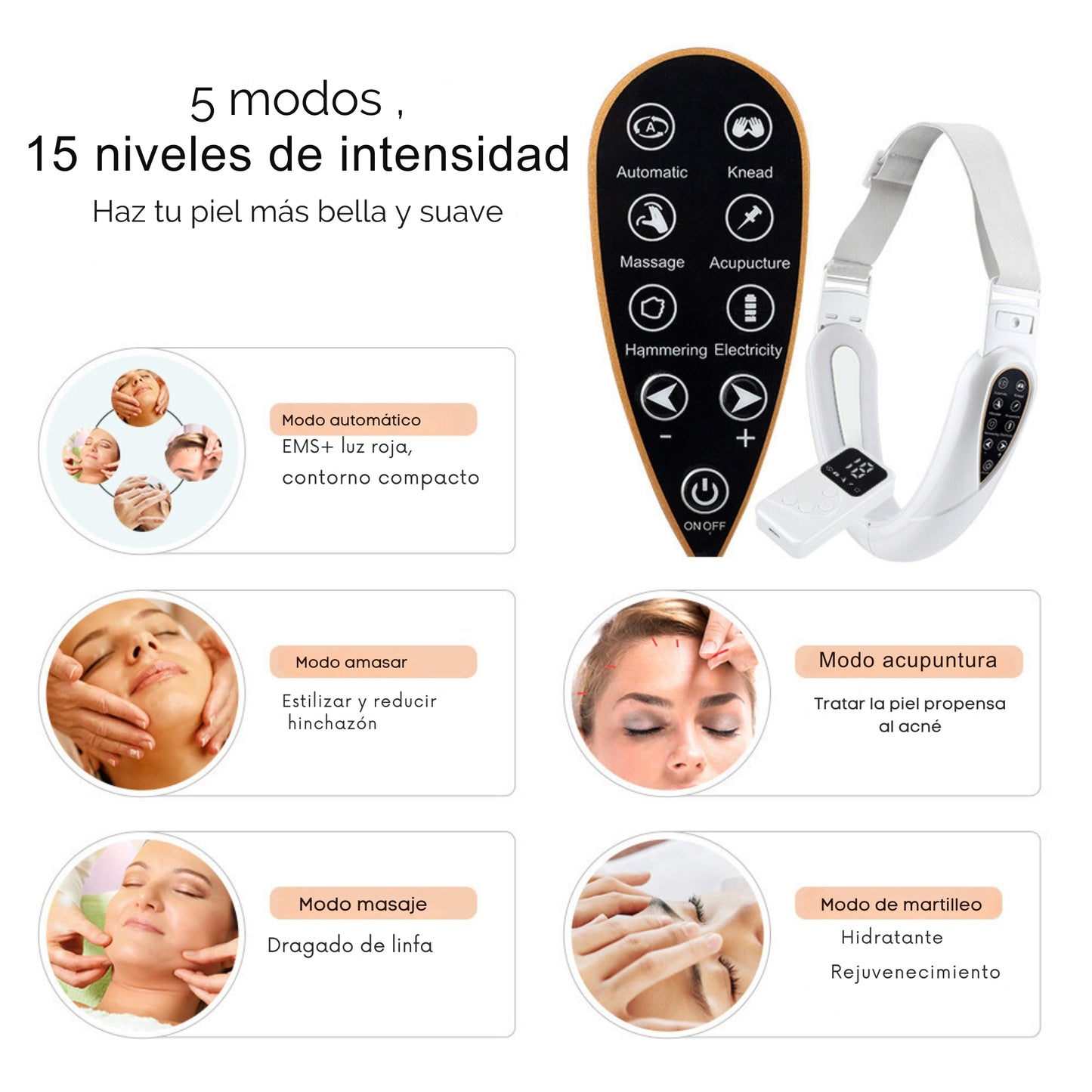 Reductor de Papada y Masajeador Facial™