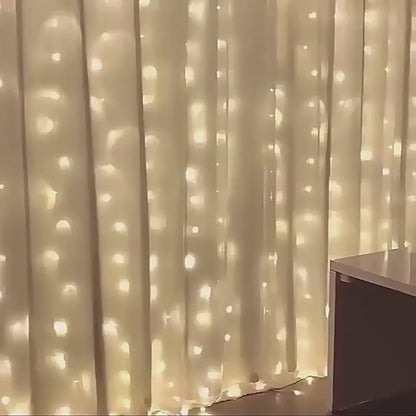 Paquete de 200 Luces navideñas con panel solar ™